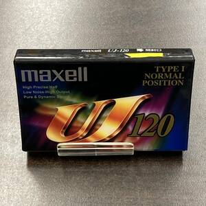 2016N 未使用 マクセル UJ 120分 ノーマル 1本 カセットテープ/One Maxell Type I Normal Position unused Audio Cassette