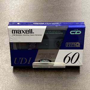 2020N 未使用 マクセル UDI 60分 ノーマル 1本 カセットテープ/One Maxell Type I Normal Position unused Audio Cassette