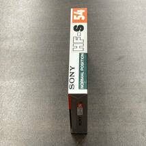 2048N 未使用 ソニー HF-S 54分 ノーマル 1本 カセットテープ/One SONY Type I Normal Position unused Audio Cassette_画像3