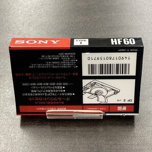 2049N 未使用 ソニー HF 60分 ノーマル 1本 カセットテープ/One SONY Type I Normal Position unused Audio Cassetteの画像2