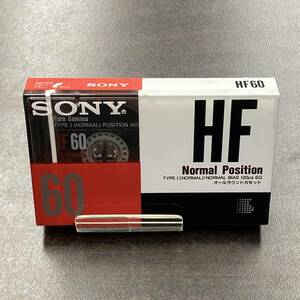 2049N unused Sony HF 60 minute normal 1 pcs cassette tape /One SONY Type I Normal Position unused Audio Cassette