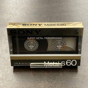 2060N unused Sony Metal-S 60 minute metal 1 pcs cassette tape /One SONY Type IV Metal Position unused Audio Cassette