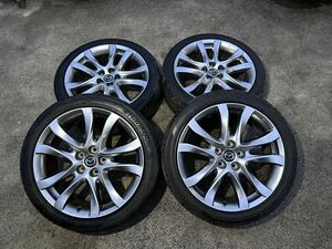  Mazda Atenza original aluminium wheel 19 -inch 7.5J PCD114.3 offset 45 225/45/ZR19 tire wheel 4 pcs set 
