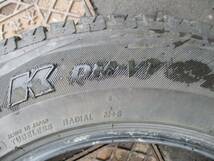 BRIDGESTONE BLIZZAK DM-V1 175/80R16 91Q 13年製 ４本 中古 ジムニーで使用_画像5