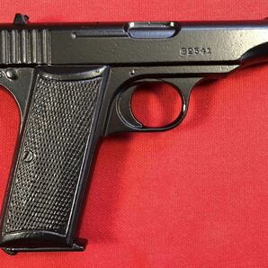 ◆◇【未使用無可動文鎮】中田商店 日本軍 浜田式自動拳銃 アルミキャスト製 金色塗装済み 合法品 レターパックプラス発送◇◆の画像3