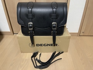 *DEGNER Degner Synth tik leather saddle-bag DSB-1-BK beautiful goods!!