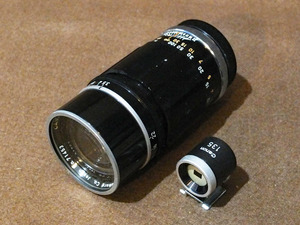 【中古/ジャンク】キヤノン 135mm f3.5（Lマウント/ファインダー付） ：Canon 135mm f3.5（L-Mount）with Finder