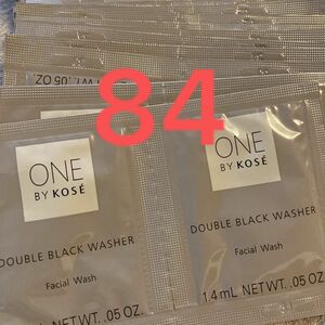 ONE BY KOSE ダブルブラックウォッシャー　洗顔料　1.5g×84袋