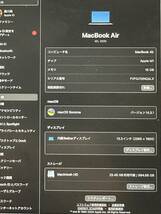 中古 Apple MacBook Air 2020 (M1/メモリ16GB/SSD1TB)/13inch_画像9