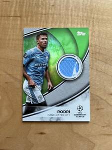 ロドリ　マンチェスター・シティ　Relic ジャージ　199シリ　2023-24 Topps UEFA Club Competitions Ultimate Stage Chrome