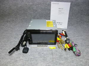 新品フィルムアンテナ、取説付　KENWOOD　MDV-323　地図　2009年　6.1型　SSDナビ　ワンセグTV、DVD、CD、SD、USB　動確済