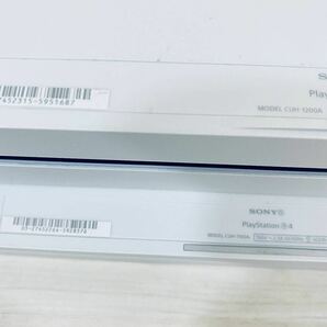 SONY PlayStation4 プレイステーション4 PS4 ホワイト 2台まとめ 本体のみ CUH1200 CUH1100【通電、簡易動作チェックOK】FW11.02 FW11.00の画像8