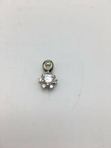 【2004】シルバーアクセサリー　ペンダントトップ　花　1.8g　925　E89-1【500101000254】