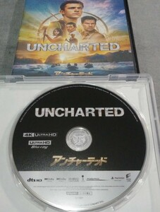 新品 4K UHD アンチャーテッド　※ディスクのみ 国内正規品セル版 Ultra HD Blu-ray ドルビーアトモス ゲーム実写映画トムホランド 