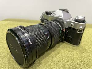 1471 Canon キャノン AF-1 PROGRAM フィルムカメラ CANON ZOOM LENS FD 35-105mm 1:3.5 レンズ付き 一眼レフ 動作未確認
