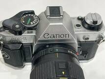 1471 Canon キャノン AE-1 PROGRAM フィルムカメラ CANON ZOOM LENS FD 35-105mm 1:3.5 レンズ付き 一眼レフ 動作未確認_画像9