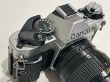 1471 Canon キャノン AE-1 PROGRAM フィルムカメラ CANON ZOOM LENS FD 35-105mm 1:3.5 レンズ付き 一眼レフ 動作未確認_画像5