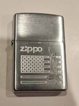 ★758 Zippo ライター 自由の女神 ジッポ 火花確認OK_画像1