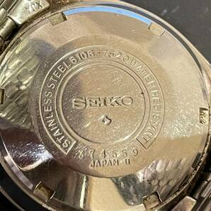 1596 SEIKO 5 ACTUS セイコー ファイブ アクタス 腕時計 6106-7520 SS 23石 jewels 現状動作品の画像6