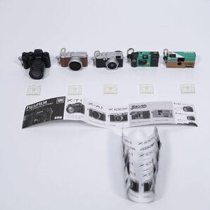 【送料無料】富士フイルム/FUJIFILM ミニチュアカメラコレクション/ガチャ/全5種セット/X-T1/X-A1/X100S/写ルンです[フラッシュ][初代]