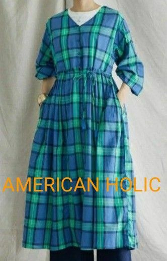 AMERICAN HOLIC アメリカンホリックスタンドカラーキャザーワンピース新品未使用タグ付き