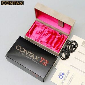 PF366. CONTAX Contax T2 box only case only * body is is not 