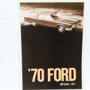 カタログ '70 Ford All Line フォード ニユーエンパイヤ １枚物 A4版 見開き4ページ ニレの画像1