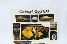 カタログ NEW FORD CORTINA GXL フォード コルチナ 近鉄モータース １枚物 広げるとA2版 サコ_画像4