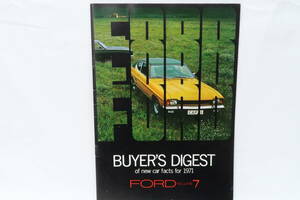 FORD VOLUME7 フォード誌 第7号 1971 ニユーエンパイヤ A4版 32ページ イロレ