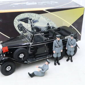 Signature Models 1938 Mercedes Benz G4 メルセデスベンツ 軍用 6輪 フィギュア3体付 1/18 イクレレの画像1