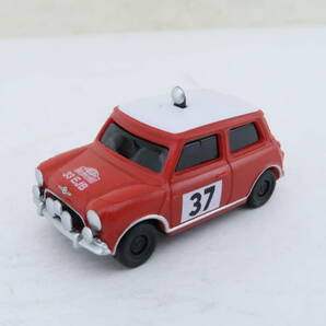 プルバック MINI COOPER RALLY #37 ミニクーパー ラリー 約45mm プラスチック製 ニレの画像1