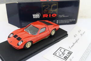 RIO LAMBORGHINI MIURA SV ランボルギーニ ミウラ 箱付 1/43 イタリア製 イロレ