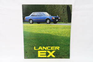 カタログ MITSUBISHI Lancer EX 三菱 ランサー 約24.5x29.5cm 16ページ 昭和54年 ハレ