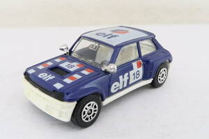 CORGI JUNIOR RENAULT 5 TURBO elf #18 ルノー サンクターボ 箱無 1/56 イギリス製 サコ