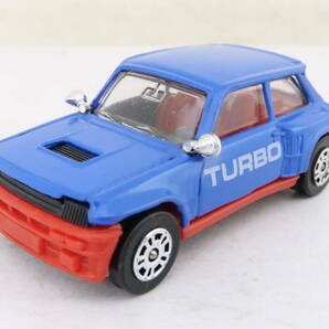 CORGI JUNIOR RENAULT 5 TURBO 青/赤 ルノー サンクターボ 箱無 1/56 イギリス製 サコの画像1