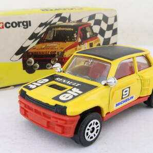 CORGI JUNIOR RENAULT 5 Turbo 黄/赤 #9 ルノー サンクターボ 箱付 1/56 イギリス製 サコの画像1