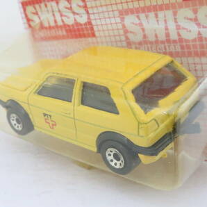 matchbox VW VOLKSWAGEN GOLF SWISS PTT ワーゲン ゴルフ スイス郵便 未開封 1/58 マカオ製 ロコの画像4