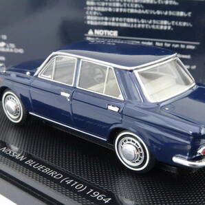 EBBRO NISSAN BLUEBIRD 410 BLUE 日産 ブルーバード 箱付 1/43 ニニレの画像4