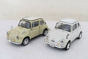 MMP/NOREV SUBARU 360 スバル 箱無 2台 1/43 ハレ