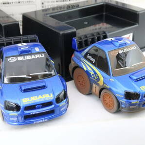 / 超リアル仕上げチョロQ SUBARU IMPREZA WRC CAR 2004 スバル インプレッサ セット 箱付 イコレの画像4