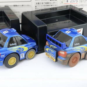 / 超リアル仕上げチョロQ SUBARU IMPREZA WRC CAR 2004 スバル インプレッサ セット 箱付 イコレの画像3