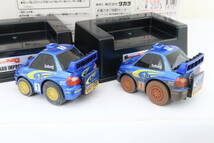 / 超リアル仕上げチョロQ SUBARU IMPREZA WRC CAR 2004 スバル インプレッサ セット 箱付 イコレ_画像5
