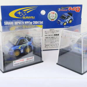 / 超リアル仕上げチョロQ SUBARU IMPREZA WRC CAR 2004 スバル インプレッサ セット 箱付 イコレの画像1