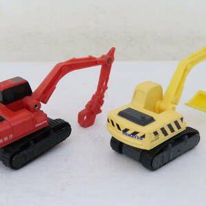 セットバラトミカ KOMATSU POWER SHOVEL 小松 パワーショベル 箱無 2台 消防庁 TOMICA ロレの画像2