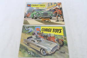 CORGI TOYS 1960 period catalog 2 pcs. English version England printing bond car cover *rore