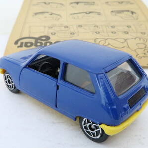 Cougar RENAULT 5 ルノー サンク ブルー 箱付 1/43 フランス製 ロレの画像4