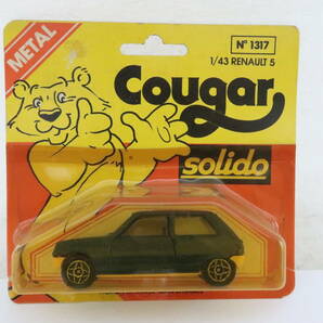 Cougar RENAULT 5 ルノー サンク ブルー 箱付 1/43 フランス製 ロレの画像6