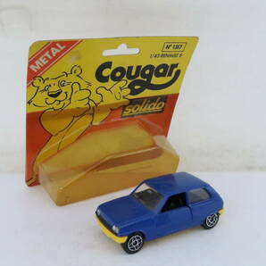 Cougar RENAULT 5 ルノー サンク ブルー 箱付 1/43 フランス製 ロレの画像1
