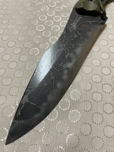 【新品】松田菊男氏 キクナイフ KIKU KNIVES 『 ライチョウ Ｌ』 ロックターミガンコラボ　ナイフ　蛤刃_画像2