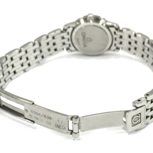 オメガ クォーツ 腕時計 シルバーカラー文字盤 レディース 未稼働品 純正ブレス ファッション小物 OMEGAの画像6